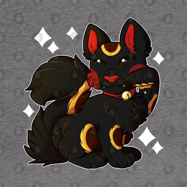 Maneki Neko - Black by leashonlife